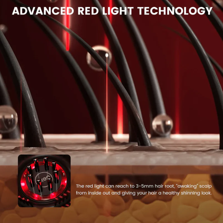 Red Light Scalp Massager